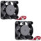 GDSTIME 2Pcs 40mm Fan 24V, Dual Ball Bearing 40x40x10mm Brushless DC Cooling Fan 2 Pin, Replacement for 3D Printer Extruder Ender 3 V2 Pro Hotend Fans