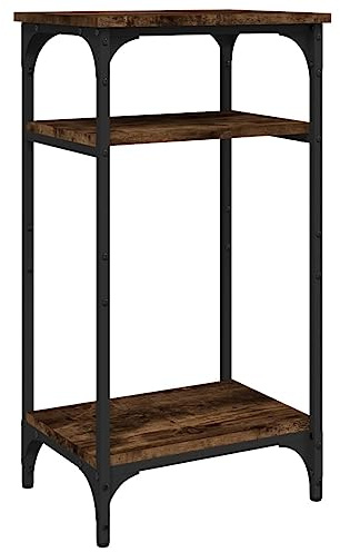 vidaXL Beistelltisch Räuchereiche 40x30x75 cm Holzwerkstoff
