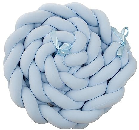 CuteCraft Meliboo Dekokissen, flauschig, geflochten, Höhe bis zu 17 cm, handgefertigt in Europa, dekoratives Geflecht, Premium, große Farbauswahl