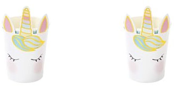 Talking Tables FACE Party Decorations Kids Birthday Partyware Tableware Unicorns Paper Cup (8Pk) (Pack of 2)