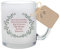 Manufaktur Liebevoll - Glühweintasse mit Spruch “Ein Glühwein, swei Glühweih…” - Tasse aus Glas als Geschenk für die Vorweihnachtszeit und zu Weihnachten