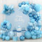 Luftballon Girlande Blau, 110 Stück Blau Ballon Girlande Set mit Blau Konfetti Ballon für Geburtstag Party Dekoration, Babyparty, Willkommen Baby Junge, Taufe, Hochzeit, Abschlussfeiern