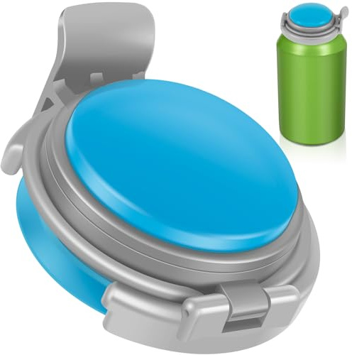 Silicone Beverage Can Lids, Leak-Proof & Dust-Resistant Soda Beer Saver Can Lids, No Spill Soda Beverage Cover,Food Grade Reusable Silicone Can Lids Protector for Beer, Wine, Soda 7x4.5 cm(blue)