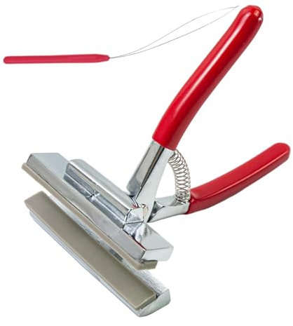 Alicates Tensor Lienzo | Tenazas Para Tensar Lienzos | Alicates De Lona De Metal Portátiles Con Mango De Retorno Por Resorte Y Enhebrador De Agujas