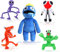 Klikkopers® - Rainbow Friends - Set di 4 peluche - Rainbow Friends (5, pezzi)