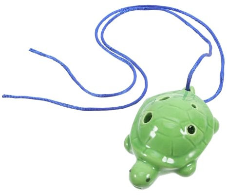 SHOWERORO 2sätze Turtle Shape Ocarina Ocarina Weißem Porzellan Für Anfänger Mit Präzisen Tonlöchern Und Natürlichem Für Musikliebhaber