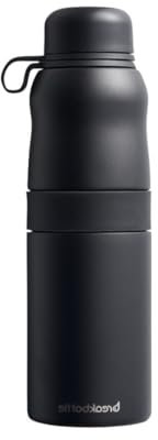 Breakbottle Bouteille d'eau isotherme en acier inoxydable avec ouverture à visser facile à nettoyer, couvercle anti-fuite, respectueux de l'environnement, sans odeur, pour salle de sport, voyage