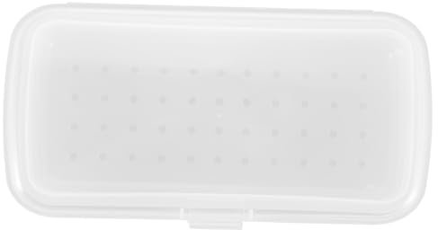 WOONEKY Kunststoffschale Nagelwerkzeug Sterilisator Mit Abtropfschicht Für Lufttrocknung Werkzeugkasten Nagelbox Organizer Für Professionelle Und Heimgebrauch