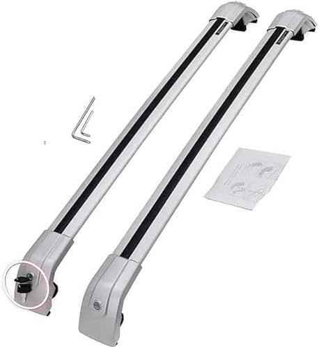 Aluminium Dachträger Relingträger für Renault Kadjar 2015-2022 Dachgepäckträger für Fahrradträger Dachboxen Oder Als Skihalter