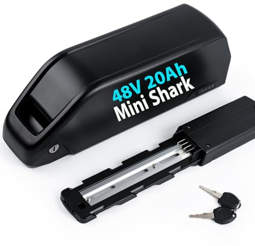 Mountain Bicycle Battery 48V 20Ah W/ LG4800 21700 Cells -Electric Bike Battery with Cell Holder/BMS Board Mountain Bicycle Batteries (W/ 3A Fast Charger)