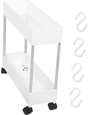 ULTECHNOVO 1Pc Multi Layer Kitchen Trolley Rack Portable Storage Cart with Casters for Easy Mobility Design for Organizing Items for Kitchen Bathroom and Office Use