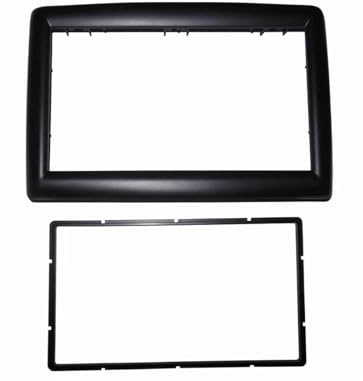 Fascia Radio 2 DIN para Renault para Megane II Kit Cuadro Instrumentos Estéreo 2002-2009 Moldura Marco Frontal Marco Panel(178 x 100 mm)