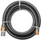 vidaXL Tuyau d'Aspiration avec Raccords en Laiton 7 m Noir Pompes de Jardin