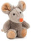 Schaffer Knuddel mich! Schaffer 3547 Plüsch Magnet Kuscheltier Maus Eddi, grau, 11 cm