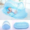 Faltbar Baby Travel Krippe mit Moskitonetz Baby Reisebett tragbar Baby Kinderbett Moskitonetz tragbar Babybetten für 0–3 Jahre Baby (blau)