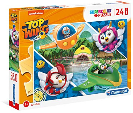 28514 - Supercolor Puzzle - Top Wing - 24 Maxi Pieces, jigsaw puzzle for children
