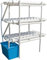 RANZIX Hydroponic Site Grow Kit 3 Schichten 108 ​​Standorte und Strömung Tiefe Wasserkulturgärten mit Pumpe DIY-Pflanzkloner-Kit für das Bildungs-Hydroponics-System