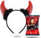 TK Gruppe Timo Klingler Teufelsohren rot als Kopfbedeckung Teufelshörner Teufel Accessoire zu Kostüm Damen & Kinder an Fasching & Karneval & Halloween
