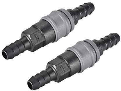 N/A Quick Coupler 40SH 40PH, Pom Homebrew Fitting Connector Plug Quick Deconnect 116,5 mm Länge für 12-13 mm ID Tube 2 Set
