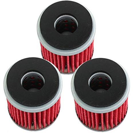 HURI 3x Ölfilter für WR 250, YBR 250,X-Max 125 YFM 250, YFZ 450, YZ 250, YZF 125 R ersetzen HF140