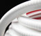 SMI-Kantenschutzprofil KS1-4W für 1-4mm PVC mit Stahleinlage Weiß selbstklemmend ohne Kleber - Kantenschutz, Kederprofil, Kantenprofil, Kantenschutzleiste für Autotüren, Bleche (5 m)