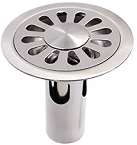 100mm x 100mm Edelstahl Runden Bodenablauf Bad WC Deodorant Insektenschutz Anti-Rückengeschmack Tiefes Wasser Dichtung Dusche Bodenablauf