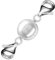 DIY925 Magnetverschluss 925 Sterling Silber nickelfrei Doppelkarabiner 30mm Wechselverschluss Ersatz für Armbänder und Ketten