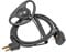 HYSHIKRA 2 Pin Radio Earpiece with PTT D Shape Headset Compatible with Motorola CP88 CP040 CP100 CP110 DP1400 Walkie Talkie (1 Pack)