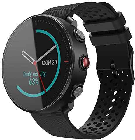 Feysentoe Armband Kompatibel für Polar Vantage M Estrazarmband Uhrenarmband(Schwarz)