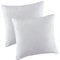 MALIKA Set 2er Kissenbezug Cashmer Touch Fleece Kissenhlle Sofakissen Kopfkissenbezug Kissenbezug Couchkissen, Gre:80 x 80 cm, Designe:Weiss