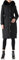 Giolshon Damen Parka Jacke Lange Kunstpelz gefüttert Sherpa Kapuze Kordelzug Mantel 7614 Schwarz XL