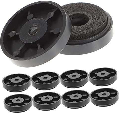 Milisten 10pcs Speaker Absorber Isolation Feet Round Speaker Base Mats for Hifi Equipment Subwoofer Floor Protector Compact Sound Isolation Pads for Turntables and