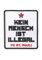 FC St. Pauli - Kein Mensch ist illegal - Aufnäher Applikation Patch Schwarz/rot/weiß, 7 x 8,5 cm