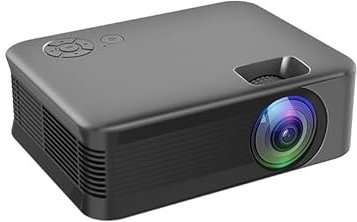 Mini Beamer, Beamer Full HD 1080P Unterstützt, Tragbar Video Projektor für Handy Phone, Tablet/Laptop/PC/TV-Box, WiFi Bluetooth Beamer, Heimkino Geschenk für Kinder (A)