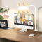 Tischleuchte LED Dimmbar Klemmbar, Augenschonende Schreibtischlampe mit Gegenlichtblende Touch Control,Architekt Beleuchtung Schwanenhals Lampe 25 Lichteffekt Modi für den Gebrauch im Homeoffice