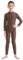 Yruioon Mädchen Turnanzug Langarm Gymnastikanzug Stretch Ballettanzug Ganzkörper Trikotanzug Leotard Sport Body Overall Jumpsuit Braun 122-128