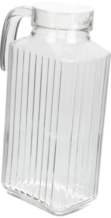 COLLBATH Botella De Agua Fría De Vidrio Antiguo Jarra De Agua De Gran Capacidad Para Bebidas Frías Para Té Helado Verano