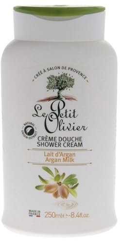 Shower Cream - Argan Milk by Le Petit Olivier for Women - 8.4 oz Shower Cream