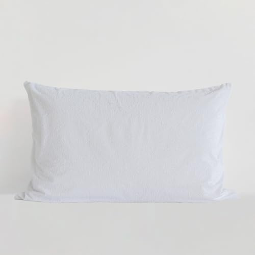 Kissenbezug, Frottee, Baumwolle, wasserdicht, Weiß, 40 x 60 cm, 100 % Baumwolle (Grundgewebe) Polyurethan (Beschichtung), Qualität