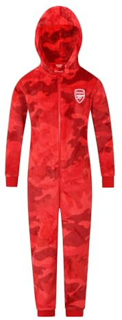 Arsenal Football Club Jungen Camouflage-Fleece-Schlafstrampler für Kinder