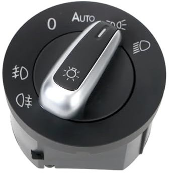 LIJHGFFA Scheinwerferschalter Tastenmodu Für Golf Für GTI Für Jetta Für MK6 MK5 Für Passat Für B6 B7 Zubehör Auto Scheinwerfer Nebelscheinwerfer Schalter