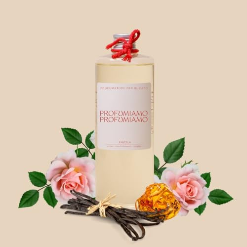 Profumiamo Profumiamo Profumo per Bucato 400 ml. - Profuma Bucato per Lavatrice e Asciugatrice (FAVOLA)