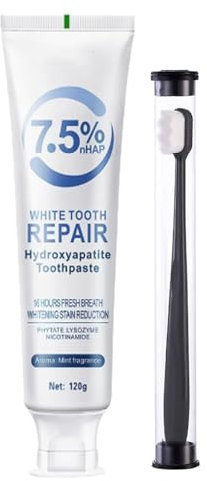 Rowgins Toothpaste, Rowgins-Official Toothpaste, Hydroxyapatite Toothpastes for Enamel Protection and Tooth Strengthening, Gentle Mint, Fresh Breath (1PC)