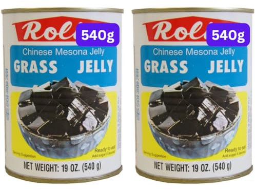 Grass Jelly Cubes For Bubble Tea and Milk Tea 540g (2x540g)