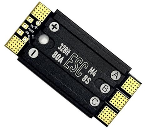 Fangxuee 48K AM32 3-8S ESC für FPV-Renn-Drohnen 80A Einzelner Elektronischer Drehzahlregler Verbesserte Flugstabilität