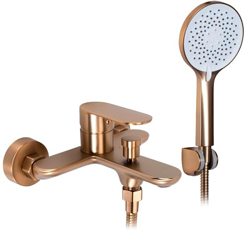 Rea - Badewannenarmatur Drop, Gebürstetes Kupfer, 19X15X10Cm