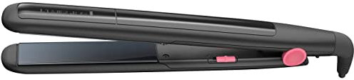 Remington Plancha de Pelo My Stylist, Placas Flotantes Extralargas, Cerámica para un Deslizamiento Suave, Temperatura 200°C, Calentamiento 30s, Indicador LED, 110 mm S1A100