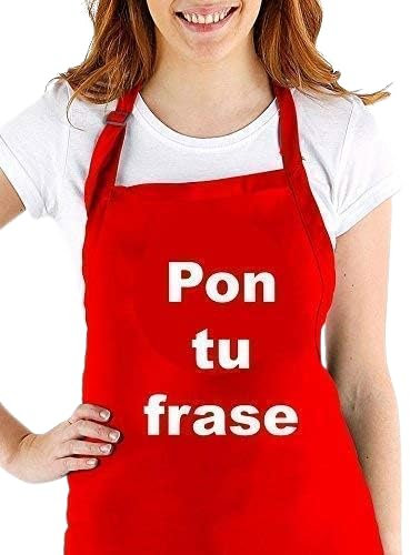 Delantal personalizado hombre mujer con tu frase –Regalo original – Regalo ideal para papá, mamá, abuelos o amantes de la cocina. Regalos personalizados