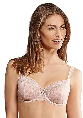 Rosa Faia 5634-596 Women's Selma Rosewood Pink Embroidered Underwired Full Cup Bra 5C