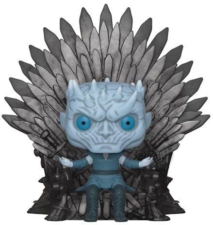 Funko POP!. Deluxe: Game 0: Night King Sitting On Throne, One Size - Game of Thrones - Vinyl-Sammelfigur - Geschenkidee - Offizielle Handelswaren - Spielzeug Für Kinder Und Erwachsene - TV Fans